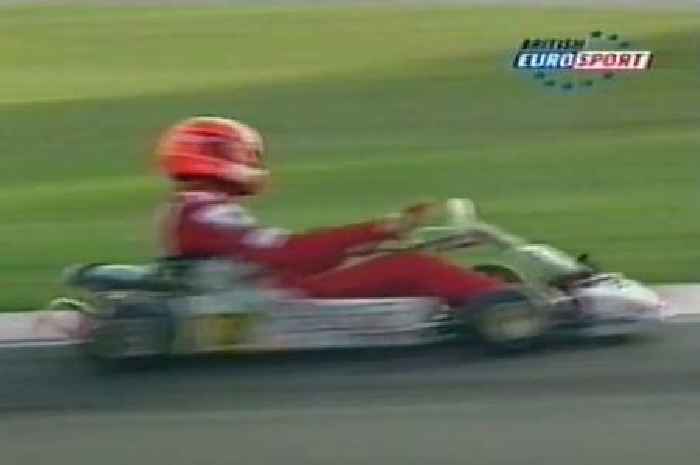 Michael Schumacher crashed kart as he raced Lewis Hamilton at height of Ferrari fame