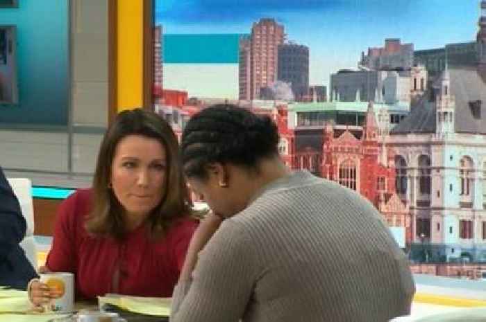 Susanna Reid comforts mum of missing rugby player Levi Davis as she breaks down in Good Morning Britain interview