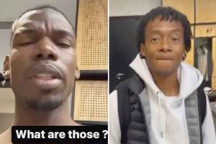 Paul Pogba brutally trolls Juventus team-mate's shoes and shouts 'what are those'