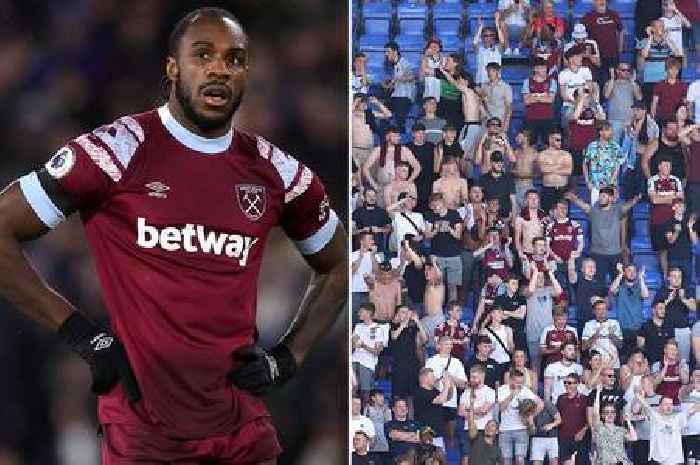 West Ham fans tell Michail Antonio 'just f***ing leave' after striker admits he could go