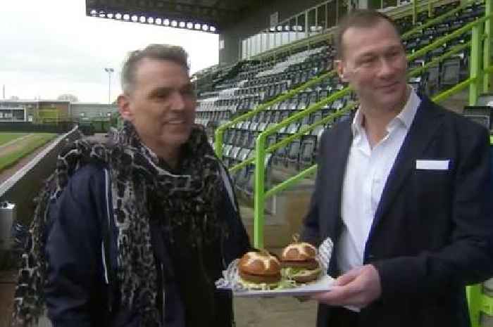 Fans joke Big Dunc's first interview is like a 'sketch show' as he's offered vegan food