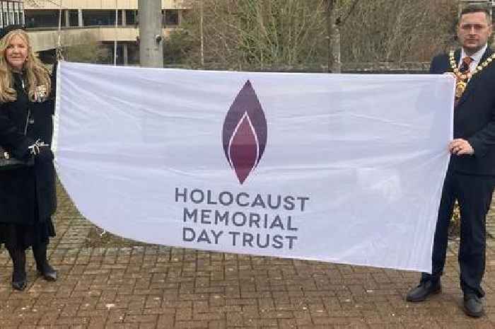 North Lanarkshire Council raise flag to mark Holocaust Memorial Day