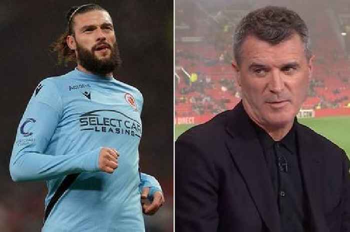 Savage Man Utd legend Roy Keane rips into Andy Carroll and can't help but smirk