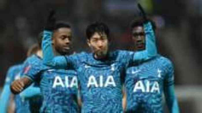 Son's stunning double helps Spurs see off Preston