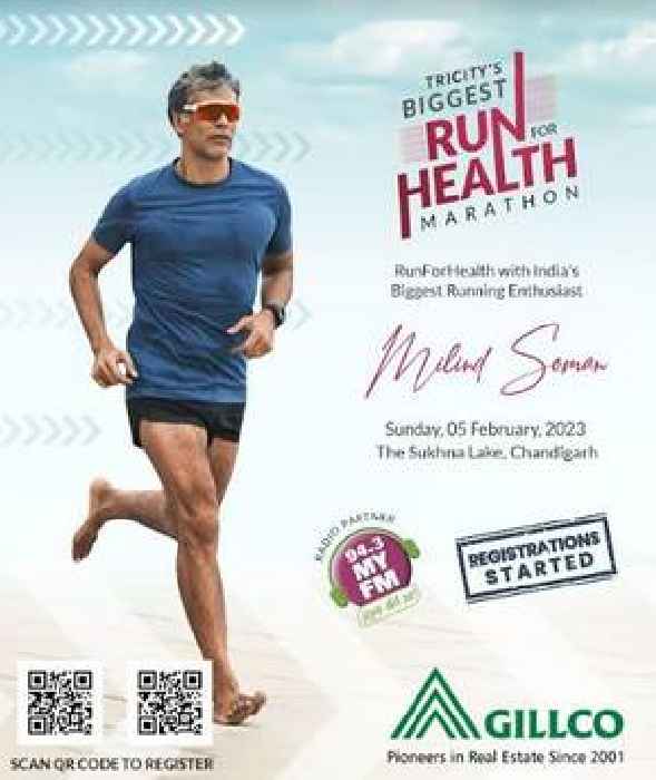 Milind Soman to Run for Gillco's 'Run for Health' in Punjab Tricity