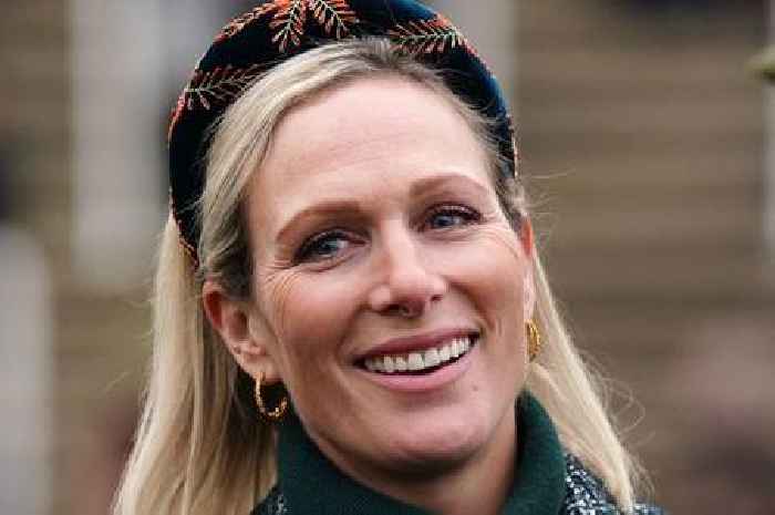Zara Tindall finds way to keep husband Mike's hands off her hat in Cheltenham visit