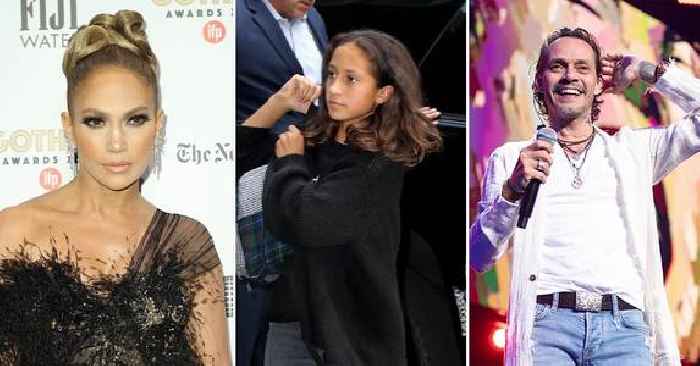 Jennifer Lopez's Child Emme Skips Out On Dad Marc Anthony's Wedding For Movie With Stepsiblings Seraphina & Samuel