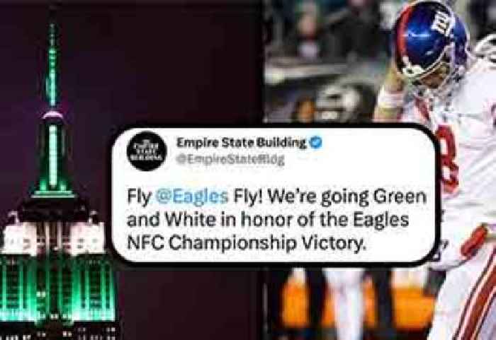All the Angriest Responses to the Empire State Building Going Eagles’ Green