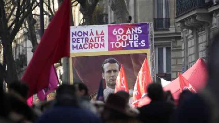 Strikes, protests hit France in round 2 of pension battle