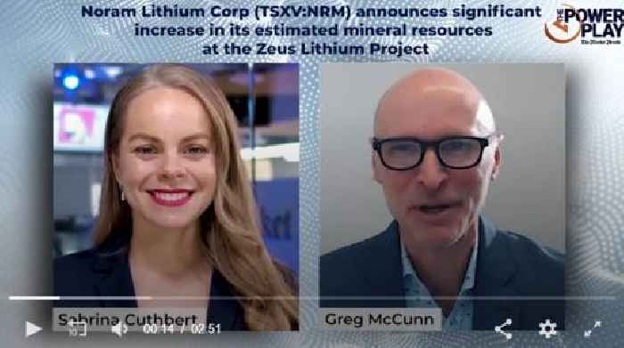 The Power Play by The Market Herald Releases New Interviews with Noram Lithium, Western Metallica, Palamina Corp, Trillion Energy, ARway and Eloro Resources Discussing Their Latest News