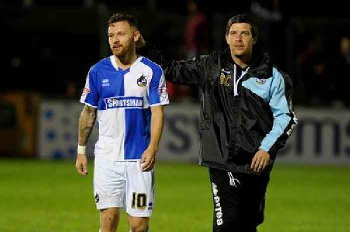 Darrell Clarke and Matty Taylor reunited six years on from Bristol Rovers split