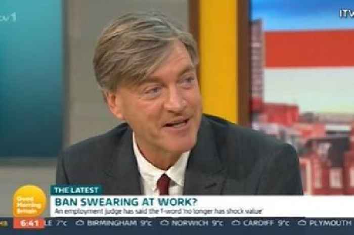 Richard Madeley snaps 'shut up' as ITV Good Morning Britain guest swears and Susanna Reid issues Ofcom warning