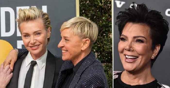 Ellen DeGeneres & Portia De Rossi Renew Wedding Vows In Romantic Surprise Ceremony Officiated By Kris Jenner