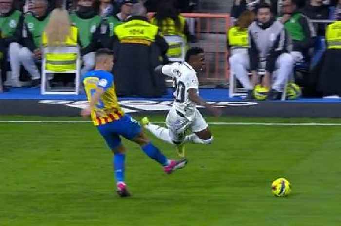Gabriel Paulista's 'disgusting' hack on Vinicius Jr gets red card and sparks mass brawl