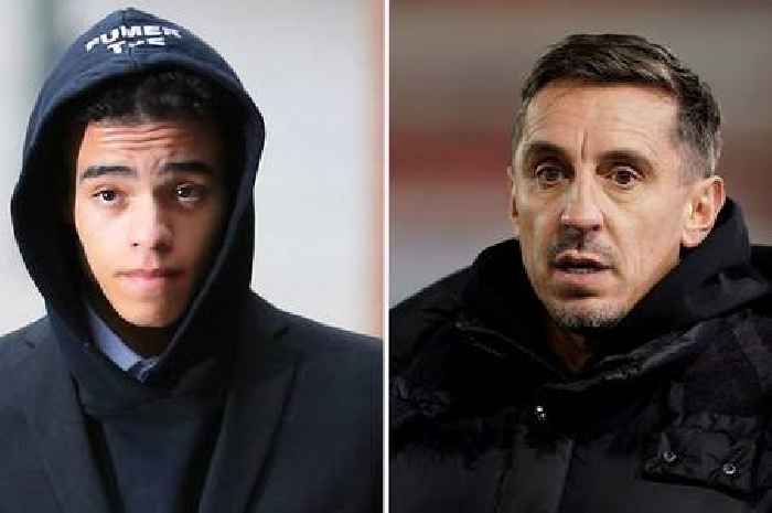 Gary Neville calls his Twitter activity 'clumsy' after Mason Greenwood's charges dropped