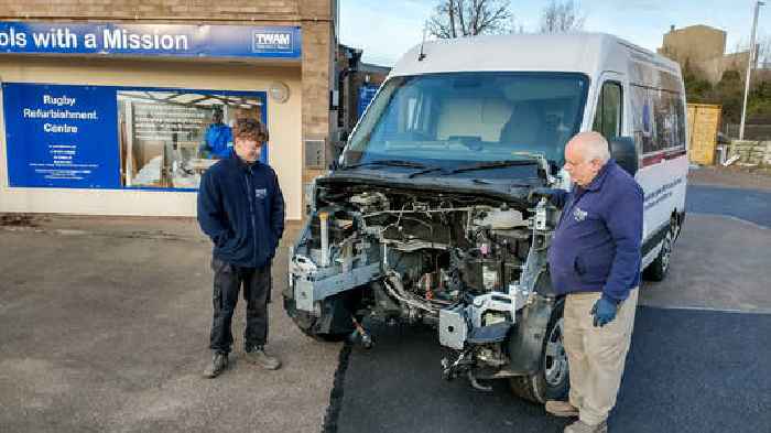  Local tool charity seeks support after van destroyed by thieves