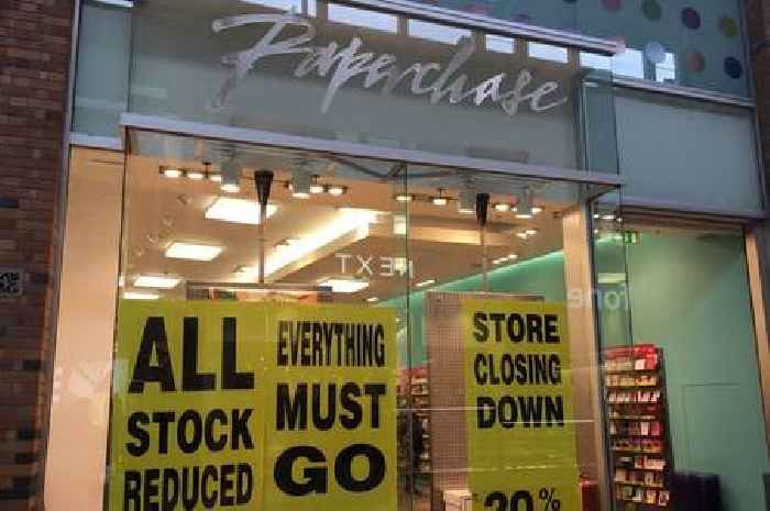 Solihull Paperchase closing down sale as staff say 'thank you' to customers following chain's collapse