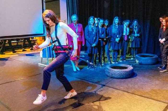 
The Princess of Wales, during a visit to Landau Forte College, in Derby - Pictures