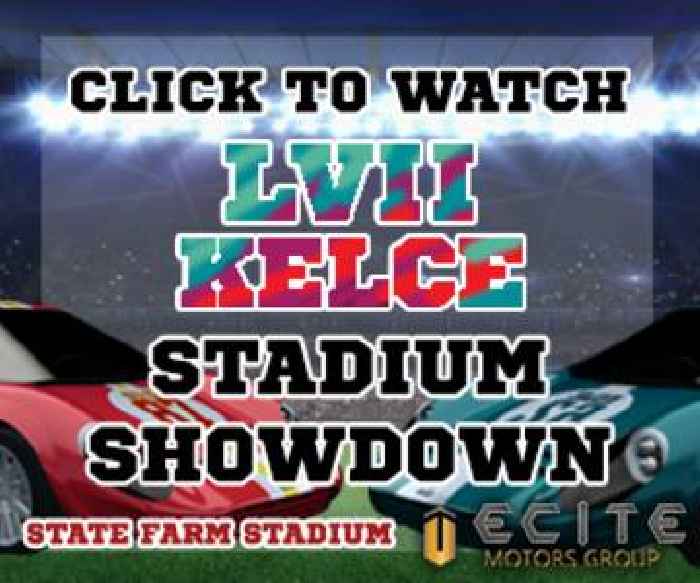E-Cites' EV-GT Sportscar Featured at the Super Bowl in Kelce Showdown in and Around State Farm Stadium During the Game