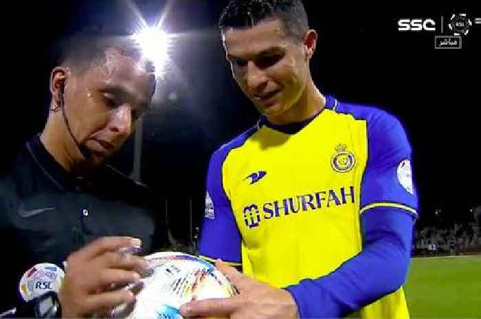 Cristiano Ronaldo asked referee to sign hat-trick ball after scoring four goals