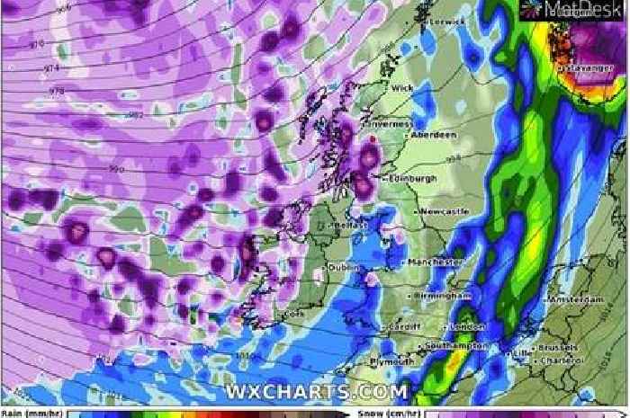 Kent weather: New map shows huge snow storm similar to Beast from the East on its way