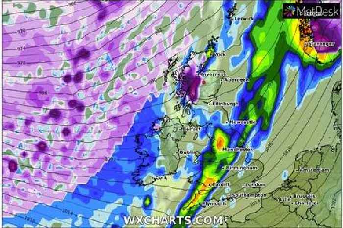 Scotland snow maps show 1000km-wide Beast from the East 2 just 'days away'