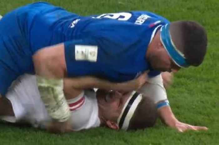 England captain Owen Farrell gets in 'UFC fight' as team-mate comes to rescue