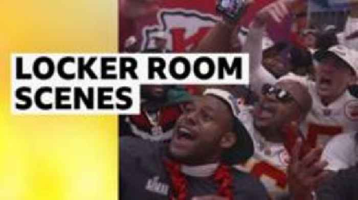 Watch Kansas City Chiefs locker room celebrations