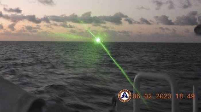 Philippines says China ship used laser against coast guard