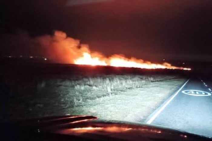 Arson warning after huge fires lit on the Gower at Cefn Bryn