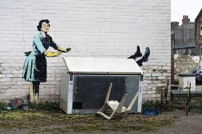 New UK Banksy confirmed: 'Mascara' artwork unveiled for Valentine's Day