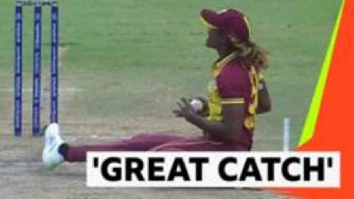 West Indies Matthews takes brilliant reaction catch