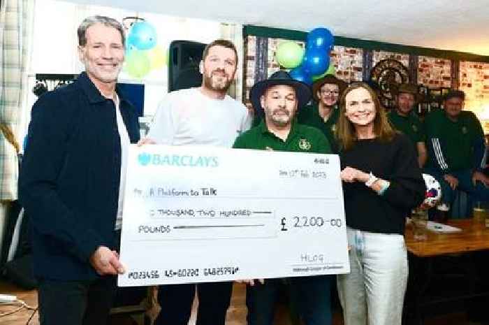 Selfless man 'overwhelmed' as charity challenge raises over £4,000 for local mental health support group
