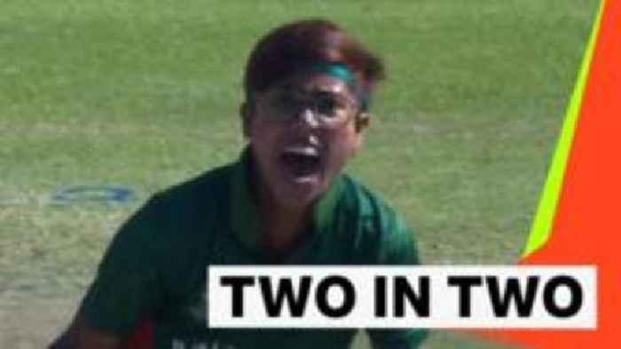 Bangladesh's Fahima gets two wickets in two balls