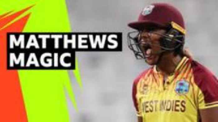 Matthews' unbeaten 63 saves West Indies against Ireland