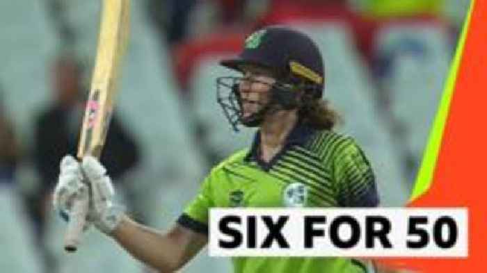 Prendergast smashes massive six to bring up her 50