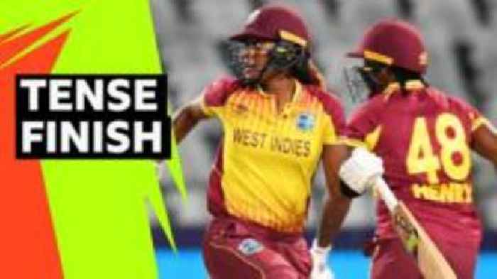 West Indies beat Ireland with one ball to spare
