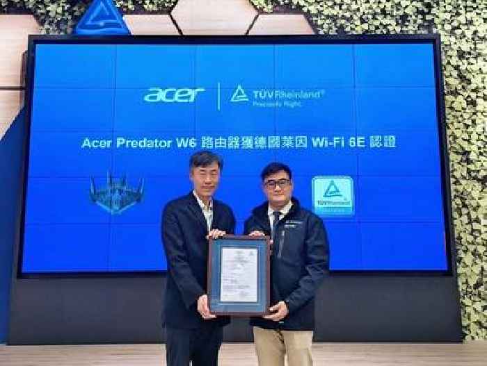 ACER New Wi-Fi 6E Router Obtained Certification from TÜV Rheinland
