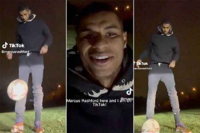 'World's best' Marcus Rashford joins TikTok - and immediately gives fans jump scare
