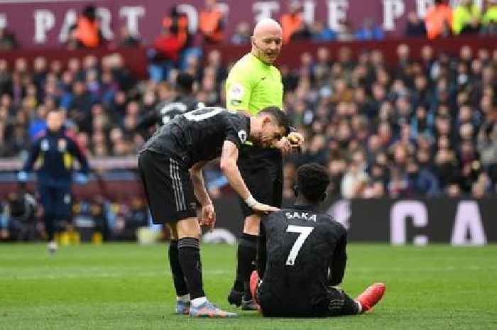 Mikel Arteta makes Bukayo Saka complaint after Aston Villa vs Arsenal clash