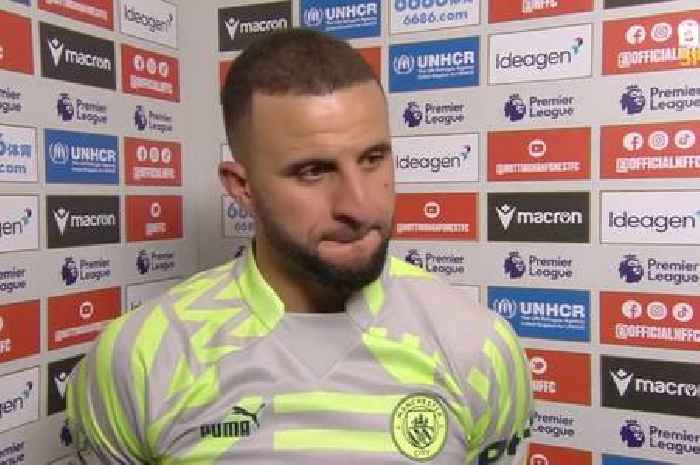 Kyle Walker moans Man City 'should beat Forest 5-0' after Erling Haaland misses sitters