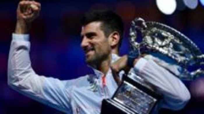 Djokovic equals Graf's world number one record