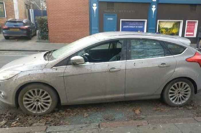 Car abandoned in Derby city centre for three months blocking Seymour's pub and hair salon's deliveries