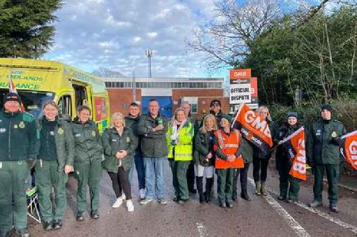 Live EMAS picket line updates as Leicestershire ambulance workers walk out amid pay dispute