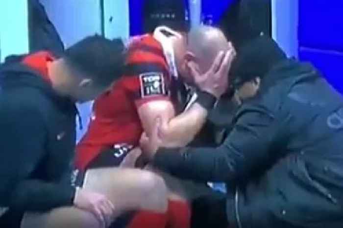 Six Nations legend Sergio Parisse cries in changing rooms after horror spear tackle amid heart-wrenching news