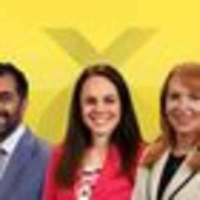 Who are the three candidates vying to replace Sturgeon as SNP leader?