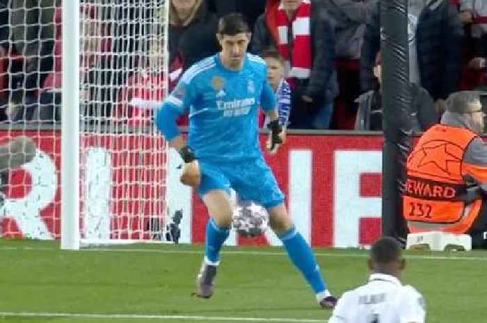 Thibaut Courtois howler compared to Loris Karius clanger as Mo Salah takes full advantage