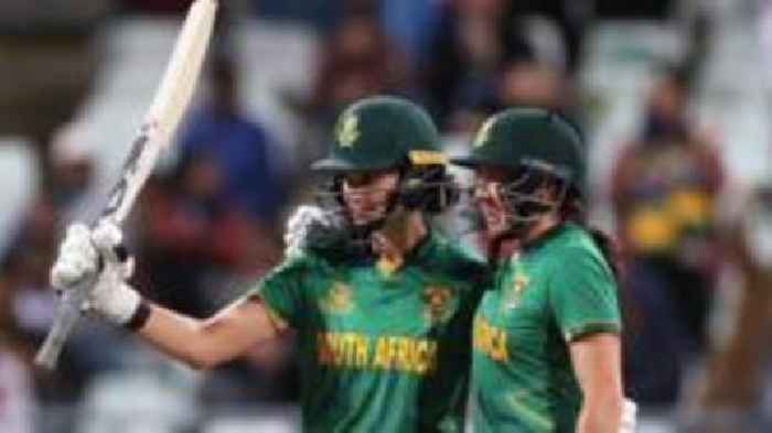 Nervy South Africa win to set up England semi