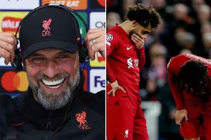 Fans left baffled by Jurgen Klopp insisting there are 'positives' in Liverpool's battering