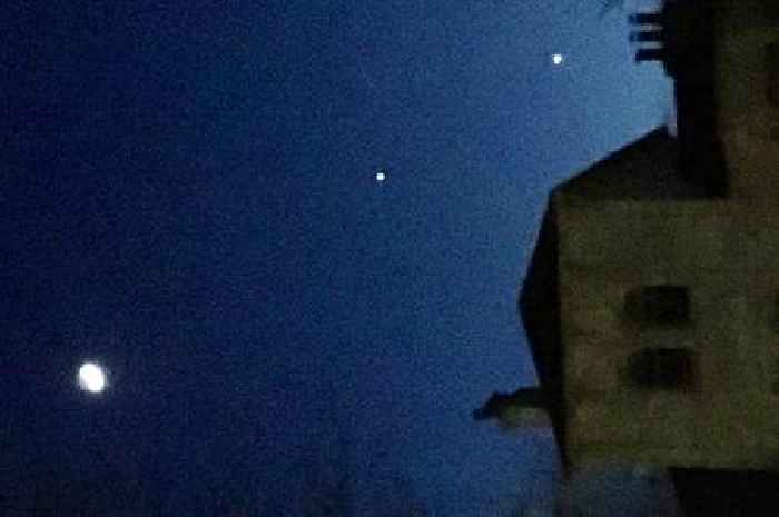 Moon aligns with Jupiter and Venus to delight sky watchers from UK to Ukraine